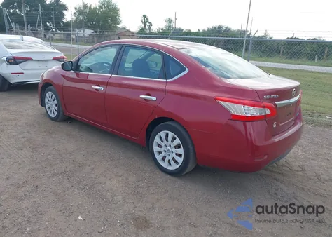 2013 Nissan Sentra S z USA, uszkodzony, nr VIN 3N1AB7AP2DL673127